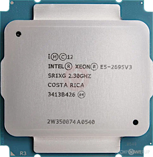 5本 Intel Xeon E5-2695 v3 Specs | TechPowerUp CPU Database