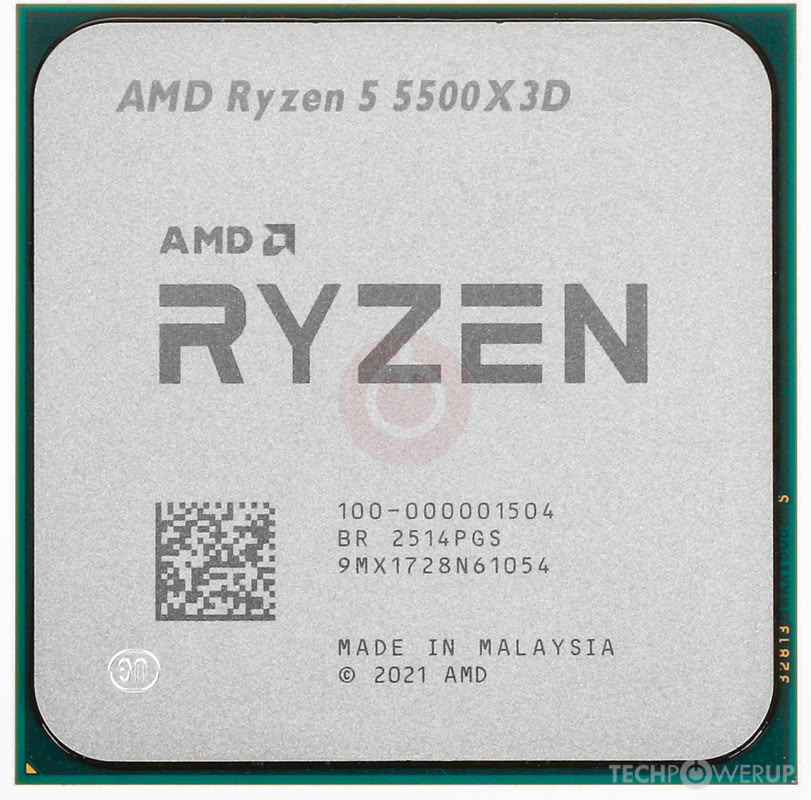 AMD Ryzen 5 5500X3D Specs | TechPowerUp CPU Database