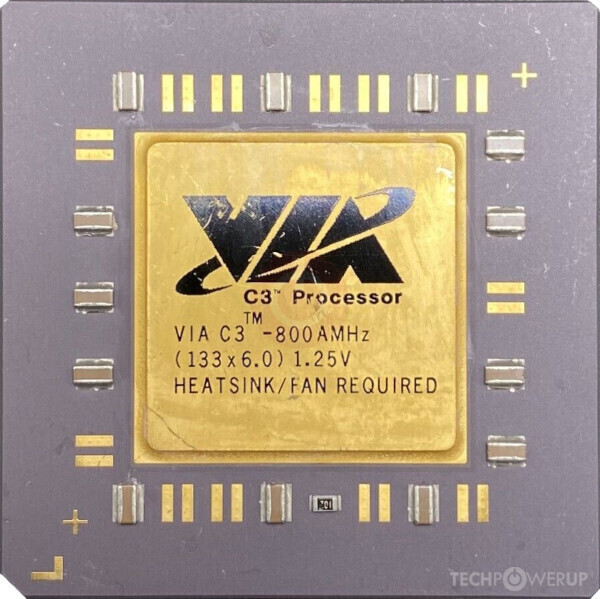 VIA C3 800A Specs | TechPowerUp CPU Database