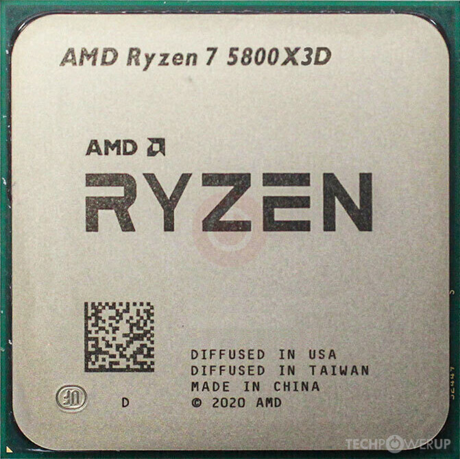 AMD Ryzen 7 5800X3D AM4 10th Anniversary Edition Specs