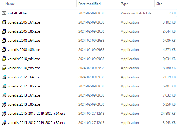 Latest Visual C++ Redistributable Runtimes All-in-One Jun 2026 Download ...