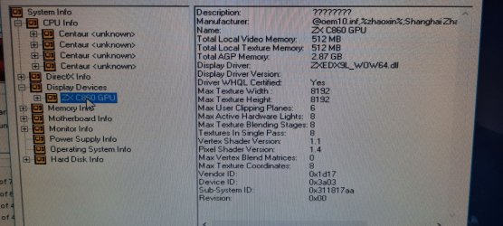 Zhaoxin KX-5640 ES and S3 Chrome 860 | TechPowerUp Forums