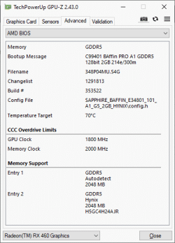 Memory type autodetect bios GPU | TechPowerUp Forums