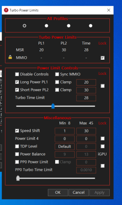 Help with undervolting i-7 9750h on throttlestop 9.5 | TechPowerUp Forums