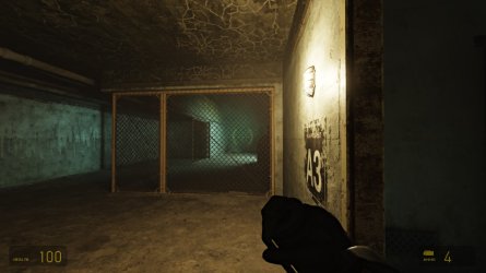 HL2 RTX 720p TAAU Full Screen High Light High Denoise - New Assets - Scene 1