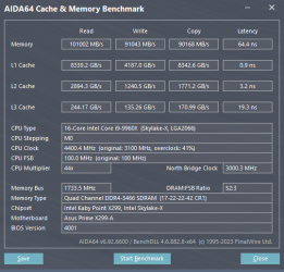 Share your AIDA 64 cache and memory benchmark here | Page 123