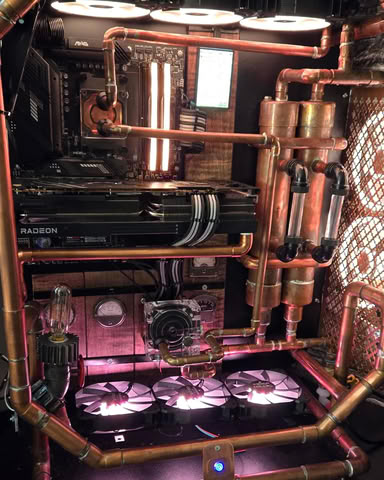 Custom Copper Build | TechPowerUp Case Modding Gallery