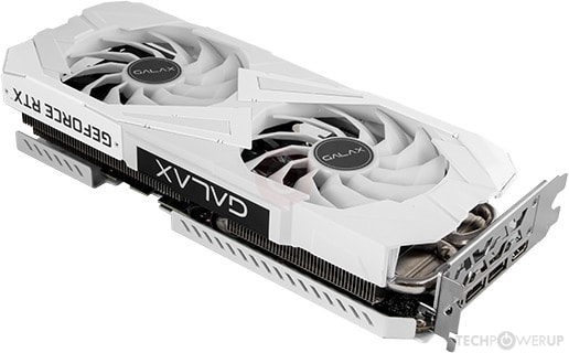 GALAX RTX 3060 Ti 8GB ホワイトモデル GALAX GeForce RTX™ 3060 Ti EX White LHR (1-Click OC Feature