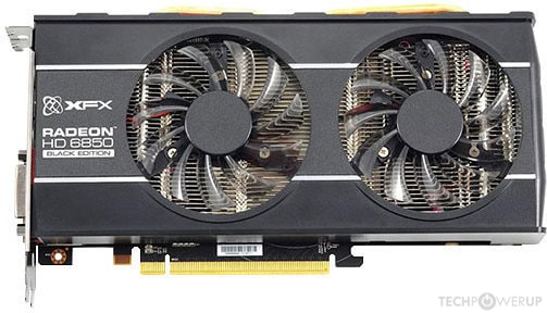 XFX HD 6850 Black Edition Dual Fan Specs | TechPowerUp GPU Database