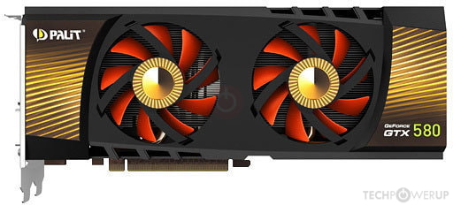 Palit GTX 580 Dual Fan Specs | TechPowerUp GPU Database