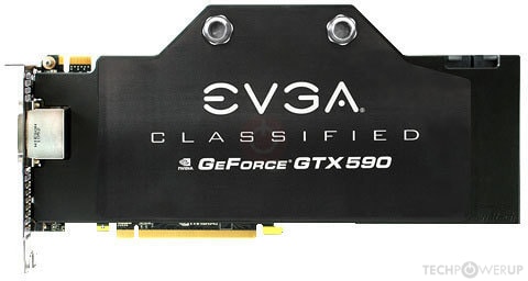 EVGA GTX 590 CLASSIFIED Hydro Copper Specs | TechPowerUp GPU Database