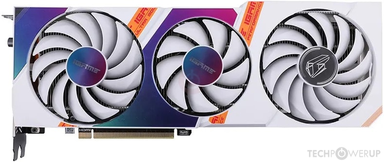 【動作品】GEFORCE RTX 3070 Ti COLORFUL Colorful-Product-iGame GeForce RTX 3070 Ti Ultra W OC 8G-V