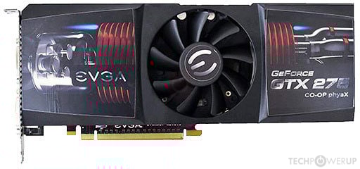 EVGA GTX 275 CO-OP PhysX Edition Specs | TechPowerUp GPU Database