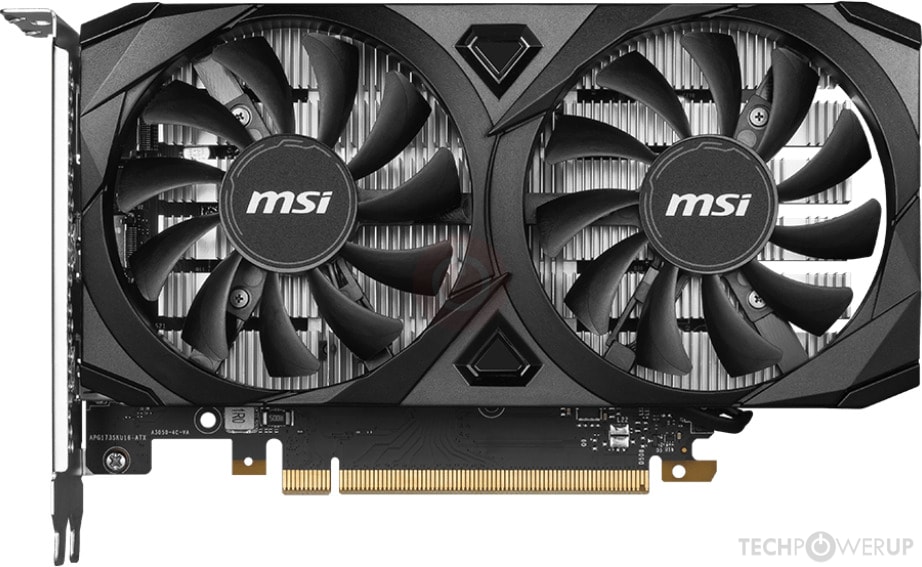 MSI RTX 3050 VENTUS 2X OC 6 GB Specs | TechPowerUp GPU Database