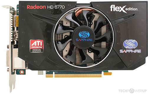 Sapphire HD 6770 FleX Specs | TechPowerUp GPU Database