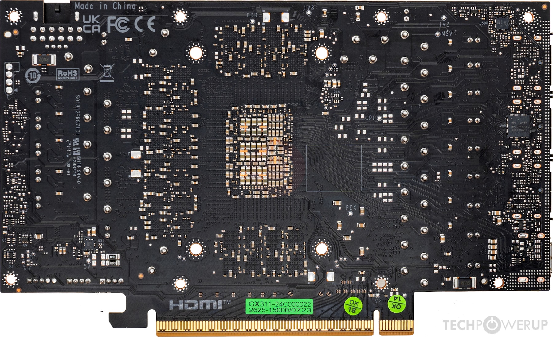Gpu Backside GALAX RTX 5080 1-Click OC Specs | TechPowerUp GPU Database