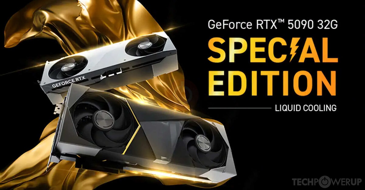 MSI RTX 5090 Special Edition Liquid Cooling Specs | TechPowerUp