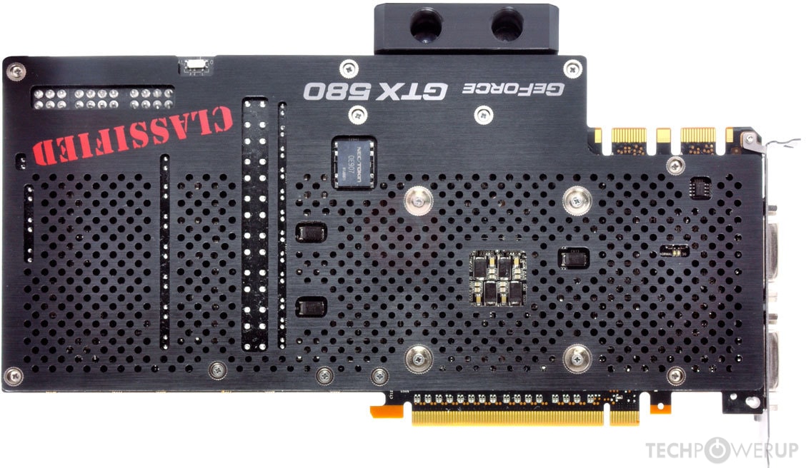 EVGA GTX 580 CLASSIFIED Hydro Copper Specs | TechPowerUp GPU Database