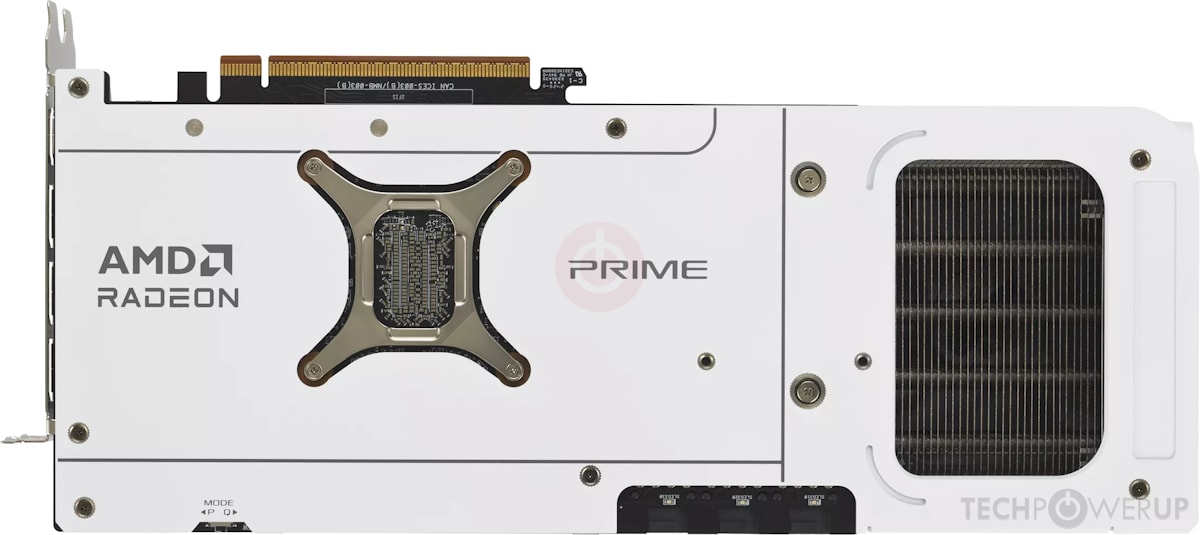 ASUS Prime RX 9070 XT White OC Edition Specs | TechPowerUp GPU 