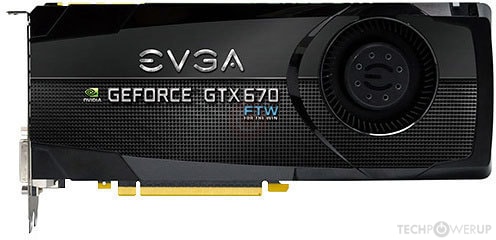 EVGA GTX 670 FTW Specs | TechPowerUp GPU Database