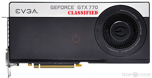 EVGA GTX 770 Dual Classified w/ EVGA Cooler Specs | TechPowerUp