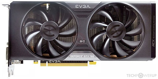 EVGA GTX 760 SC w/ ACX Cooler Specs | TechPowerUp GPU Database