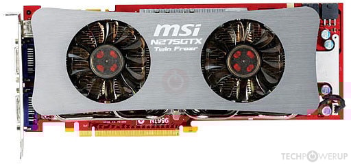 MSI GTX 275 Twin Frozr OC Specs | TechPowerUp GPU Database