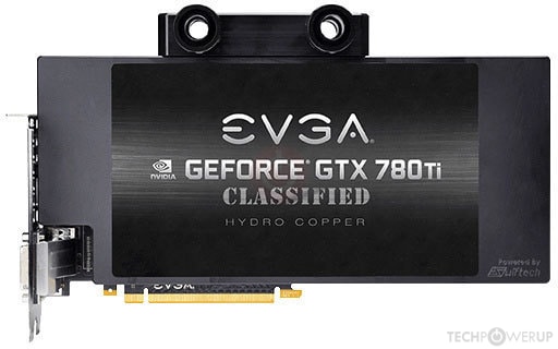 EVGA GTX 780 Ti Dual CLASSIFIED Hydro Copper Specs | TechPowerUp
