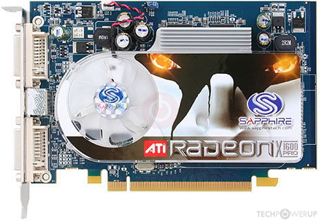 希少2枚組SAPPHIRE Radeon X1600 PRO HDMI PCIe Sapphire X1600 PRO DUAL DVI Specs | TechPowerUp GPU Database