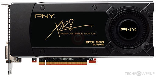 PNY XLR8 GTX 960 Performance Edition Specs | TechPowerUp GPU Database