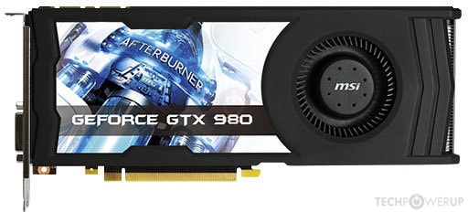 MSI GTX 980 V1 Specs | TechPowerUp GPU Database