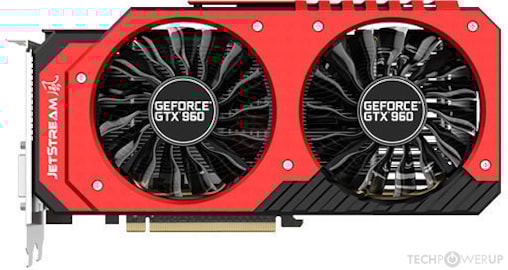 Palit GEFORCE GTX960 SUPER JETSTREAM 風 Palit GTX 960 Super JetStream Specs | TechPowerUp GPU Database