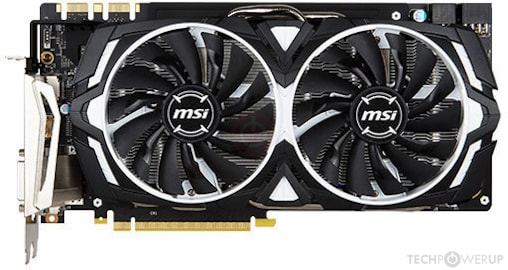 MSI GTX 1080 ARMOR OC Specs | TechPowerUp GPU Database