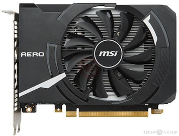MSI GTX 1050 Ti AERO ITX OC Specs | TechPowerUp GPU Database