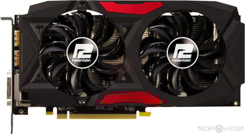 Power Color製AMD RX580 8G　中古 ノーブランド 〔中古〕Radeon RX580 8GB（中古保証1ヶ月間