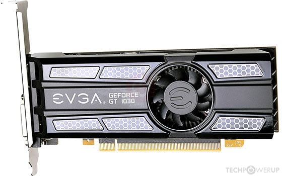 EVGA GeForce GT 1030 SC, 02G-P4-6332-KR, 2GB GDDR5, Passive, Low