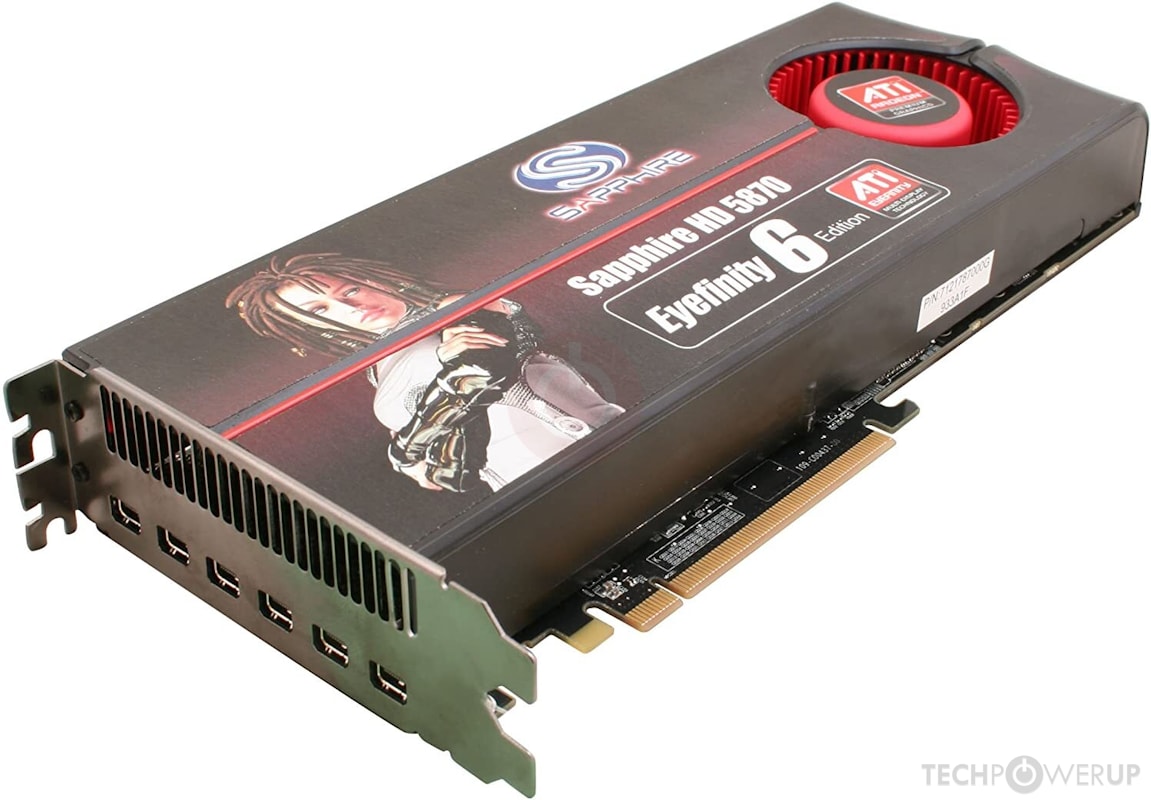 Sapphire HD 5870 Eyefinity 6 Edition Specs | TechPowerUp GPU Database