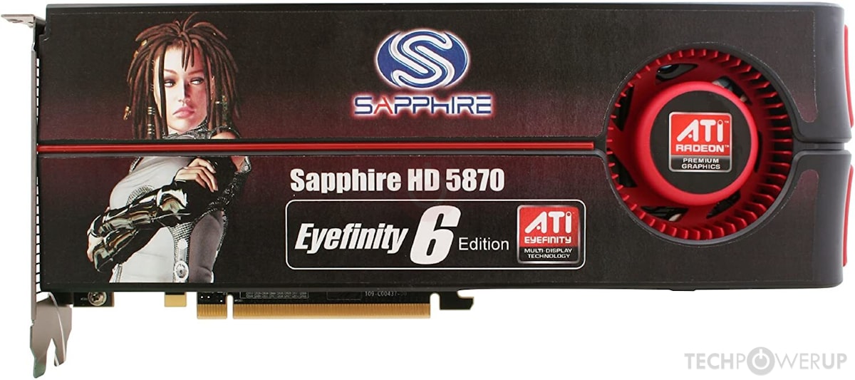 Sapphire HD 5870 Eyefinity 6 Edition Specs | TechPowerUp GPU Database