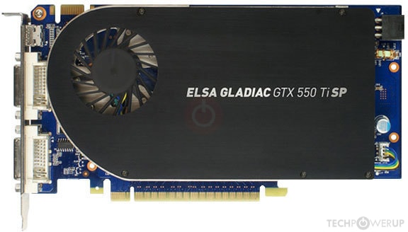 ELSA GLADIAC GTX 550 Ti SP Specs | TechPowerUp GPU Database
