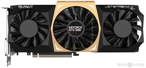 PCパーツ Palit GeForce GTX 680 4GB Palit GTX 680 Jetstream 4 GB Specs | TechPowerUp GPU Database