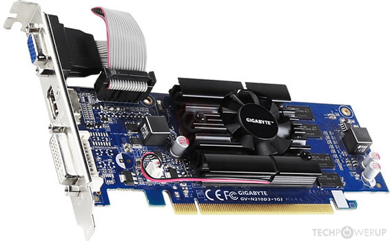 GIGABYTE GeForce 210 1 GB Rev. 6.0 Specs | TechPowerUp GPU Database