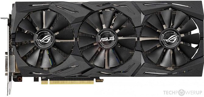 PCパーツ ASUS - ASUS ROG-STRIX-RX590-8G-GAMING ASUS ROG STRIX Radeon RX 590 8GB * Reparatur/Ersatzteile