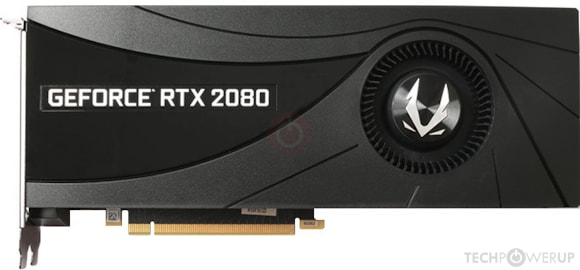 ZOTAC RTX 2080 Blower Specs | TechPowerUp GPU Database