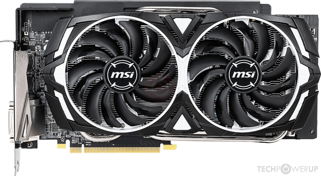 MSI Radeon RX 590 ARMOR 8G OC　GTX1660相当 MSI RX 590 ARMOR Specs | TechPowerUp GPU Database
