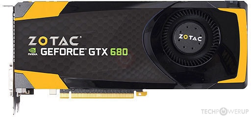 ZOTAC GTX 680 4 GB Specs | TechPowerUp GPU Database