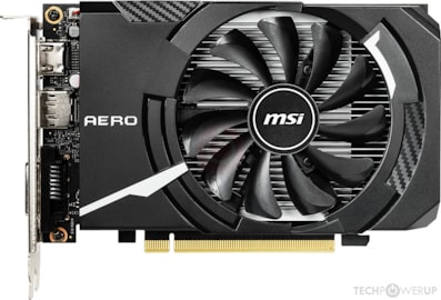 【動作確認済み】msi GTX 1650 AERO ITX OC Edition MSI GTX 1650 AERO ITX OC Specs | TechPowerUp GPU Database