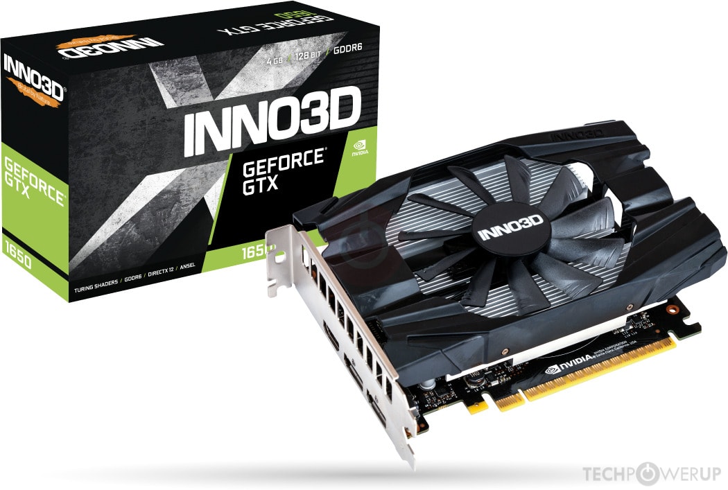 グラフィックボード Inno3D GTX 1650 Inno3D GTX 1650 COMPACT GDDR6 Specs | TechPowerUp GPU Database