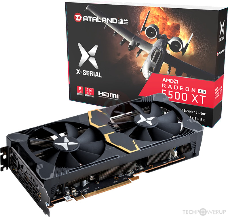 Dataland RX 5500 XT X-Serial Warrior Specs | TechPowerUp GPU Database