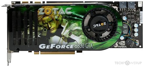 ZOTAC 8800 GTX AMP! Edition Specs | TechPowerUp GPU Database