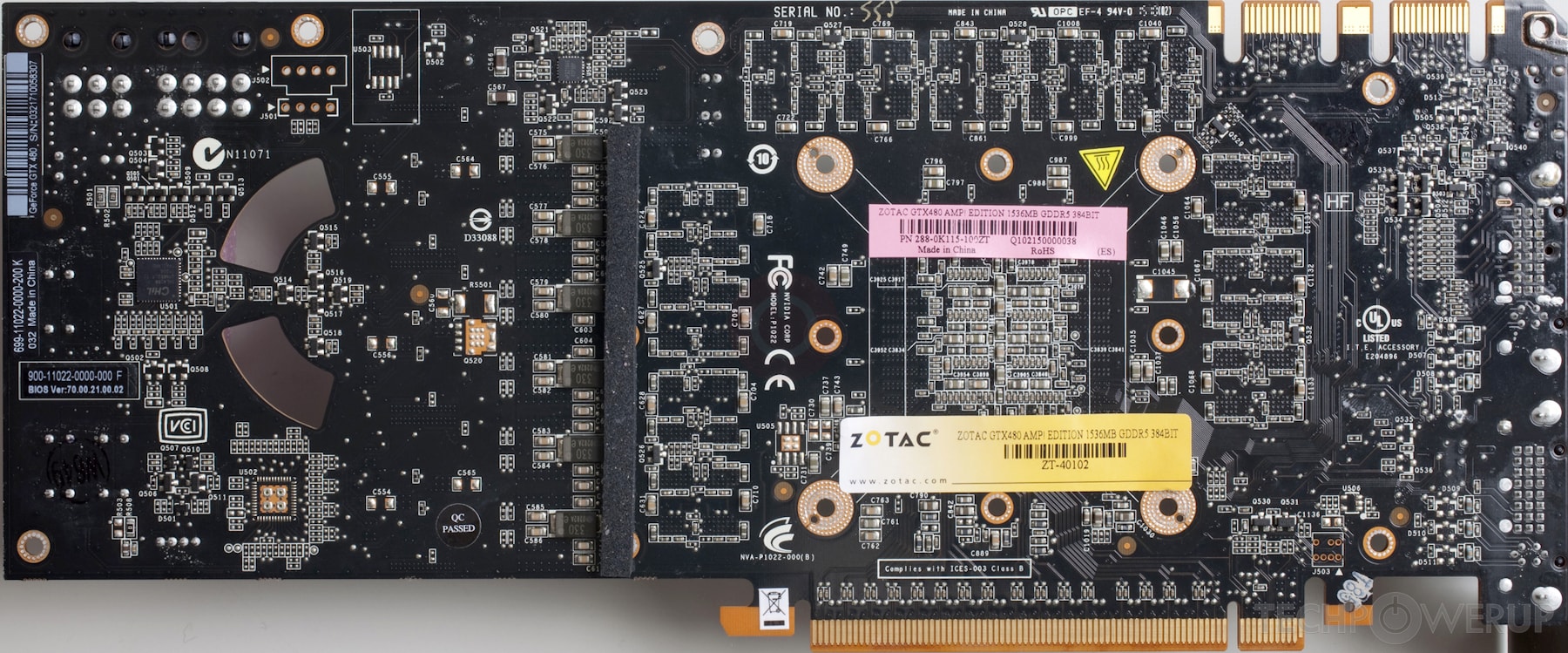 ZOTAC GTX 480 AMP! Edition Specs | TechPowerUp GPU Database